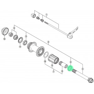 Laager kuul Shimano 3/16" steel