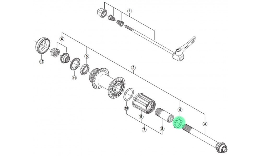 Laager kuul Shimano 3/16" steel - 2