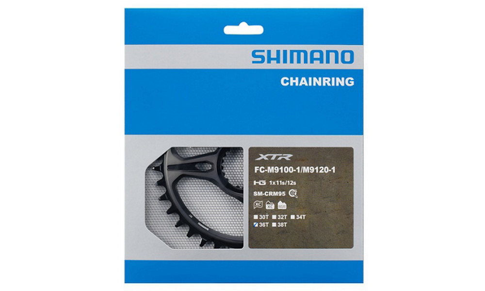 Hammasratas Shimano XTR SM-CRM95 36T - 2