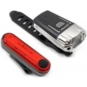 Tulede komplekt Azimut Krypton 300lm + Sodium 120lm USB