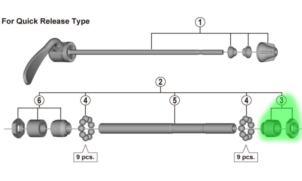 Koonus Shimano FH-TX500 right - 2