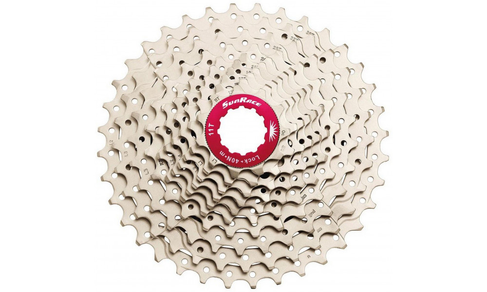 Kassett SunRace CSMX0 10-speed 11-36T metallic - 1