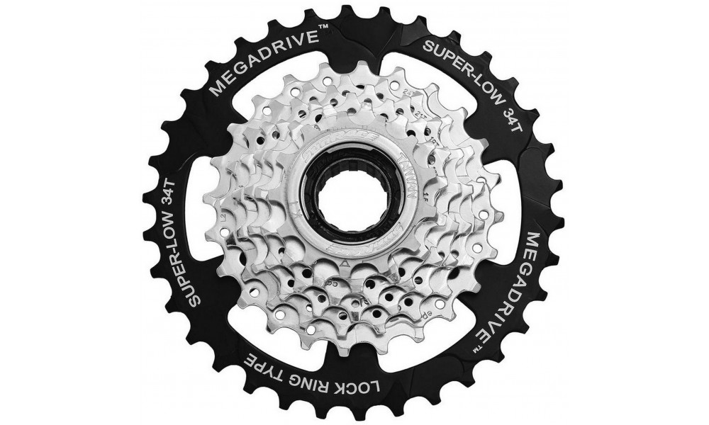 Kassett SunRace MFM4S 7-speed 13-34T zinc (kruvitud) 