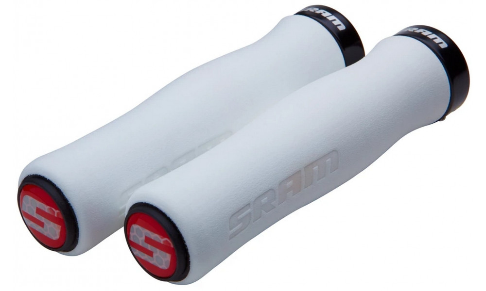 Käepidemed SRAM 129mm Contour Foam Lock-on single clamp white-black 