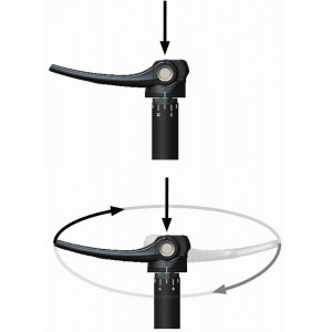 Eesmine rummu telg SRAM Maxle Ultimate Gravel 12x100mm M12x1.5mm