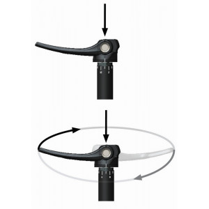 Eesmine rummu telg SRAM Maxle Ultimate MTB 15x100mm M15x1.5mm