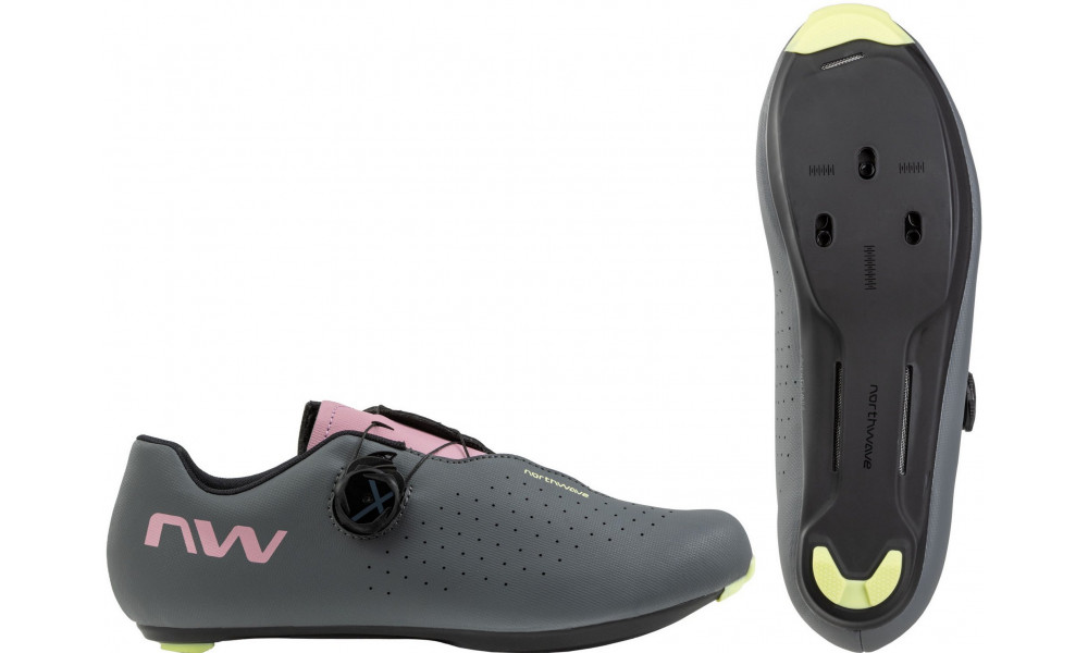 Rattakingad Northwave Sonic Plus Road dark grey-dusty malva - 1