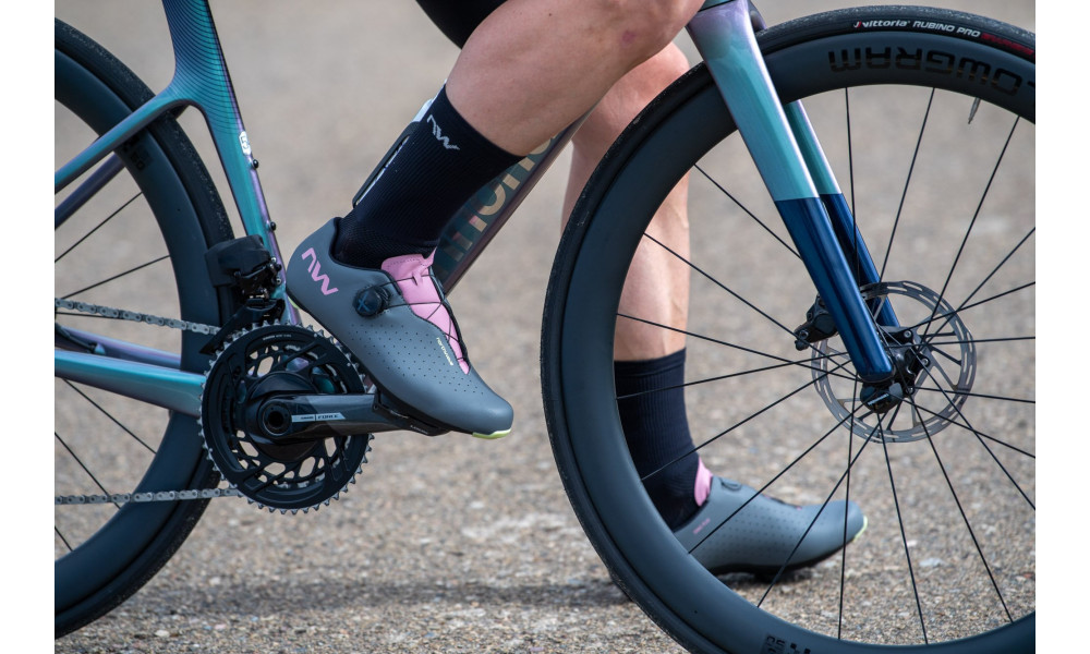 Rattakingad Northwave Sonic Plus Road dark grey-dusty malva - 2