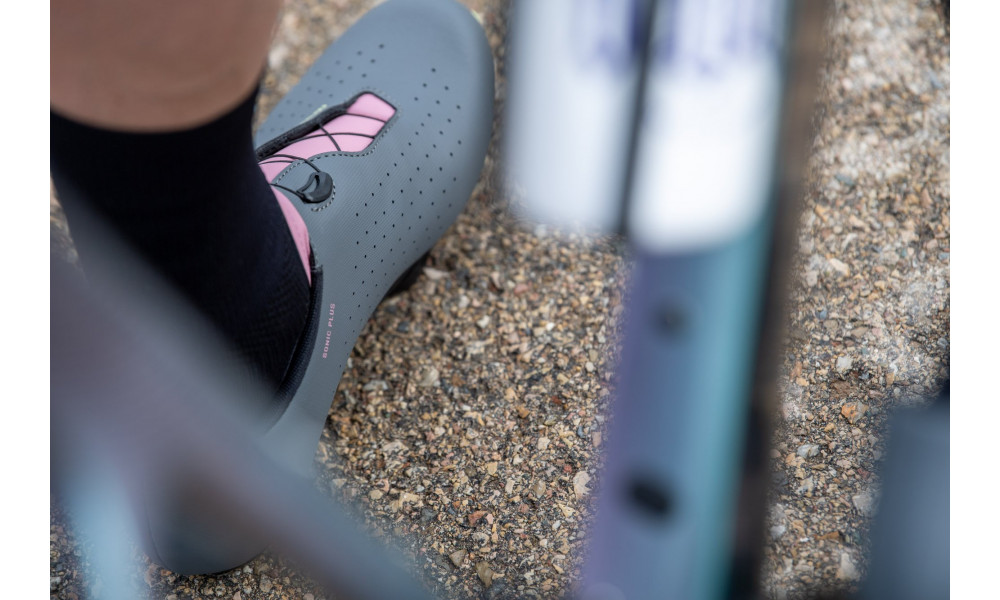 Rattakingad Northwave Sonic Plus Road dark grey-dusty malva - 3