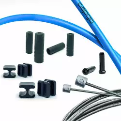 Käigutrossi komplekt Capgo BL Doube(2x) stainless Shimano/Sram Road & MTB blue