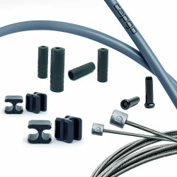 Käigutrossi komplekt Capgo BL Doube(2x) stainless Shimano/Sram Road & MTB grey