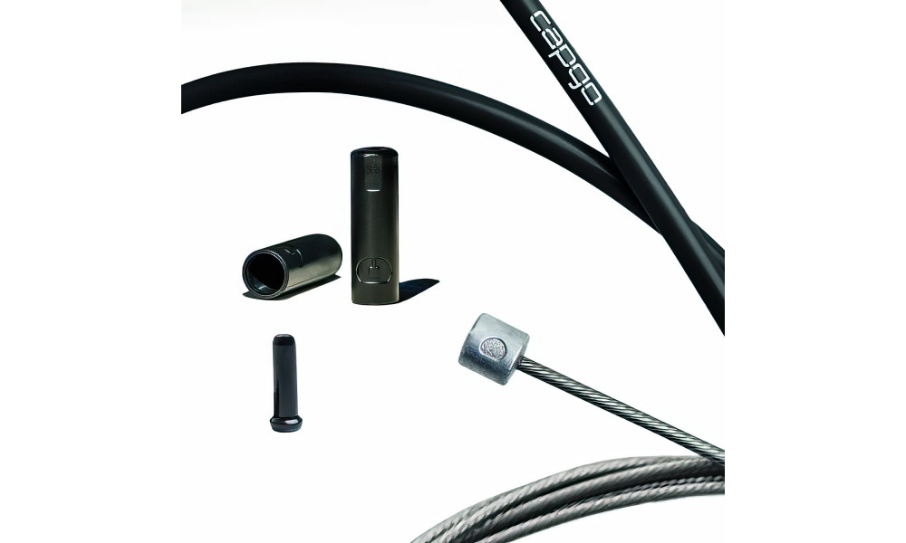 Käigutrossi komplekt Capgo BL Single(1x) ECO stainless Shimano/Sram MTB & E-Bike 1x11/12/13 black 