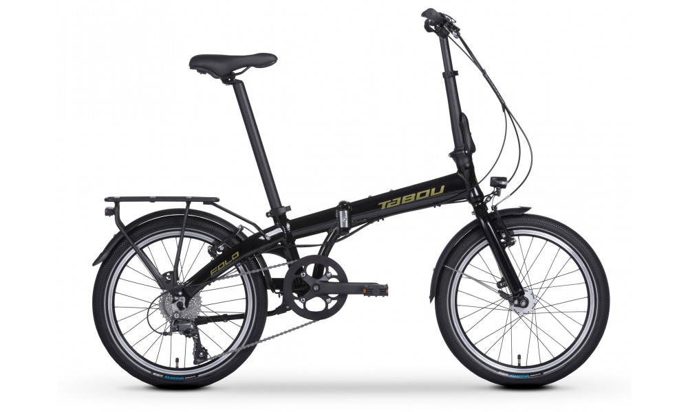 Jalgratas Tabou Fold Street black-gold 