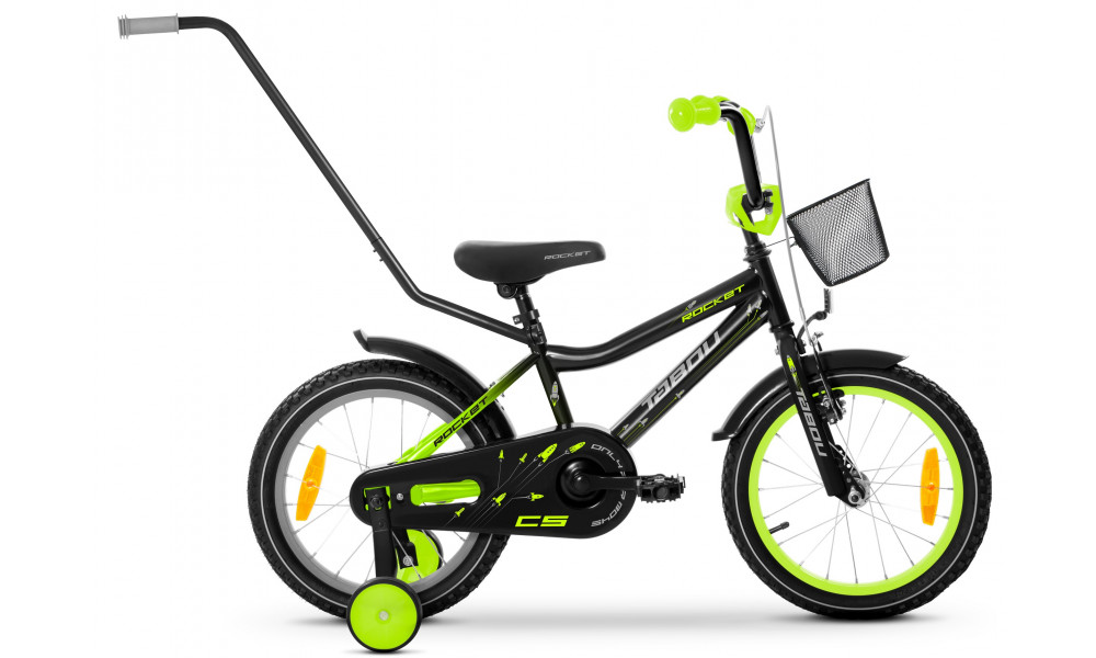 Jalgratas Tabou Rocket CS Alu 18 black-lime 