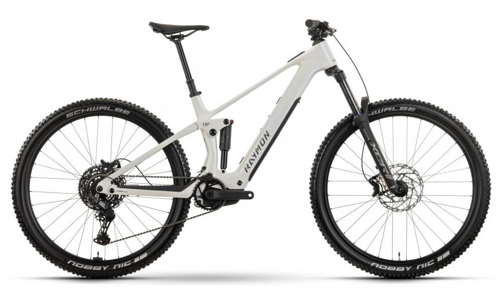 Elektrijalgratas Raymon Airok Pure 29" 400 2026 star white-brushed black - 1