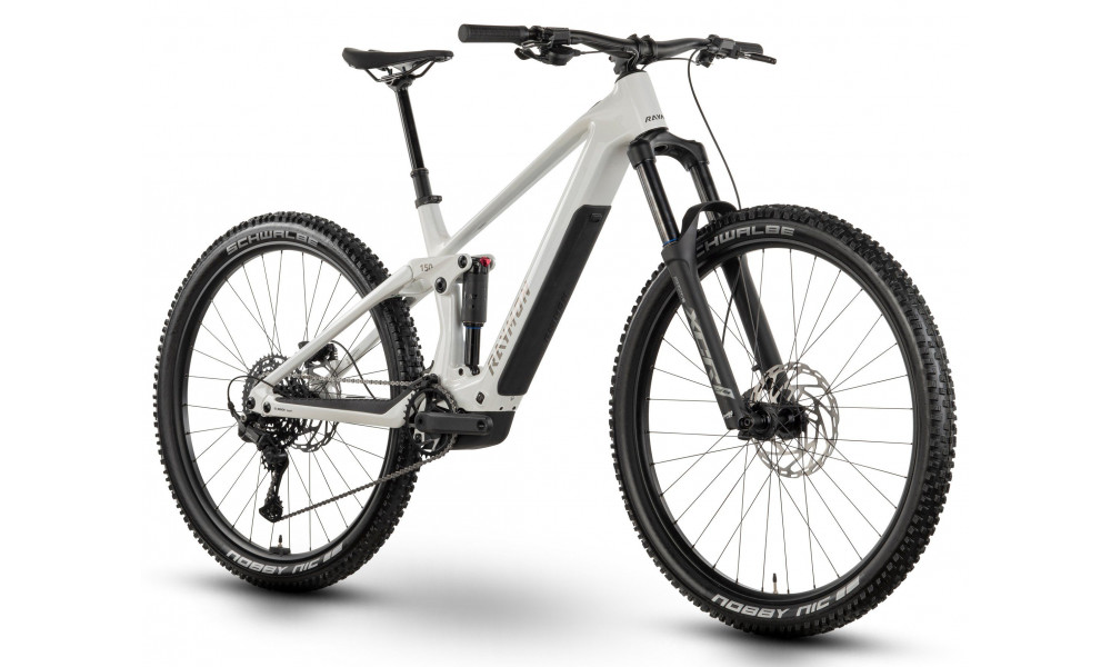 Elektrijalgratas Raymon Airok Pure 29" 400 2026 star white-brushed black - 2