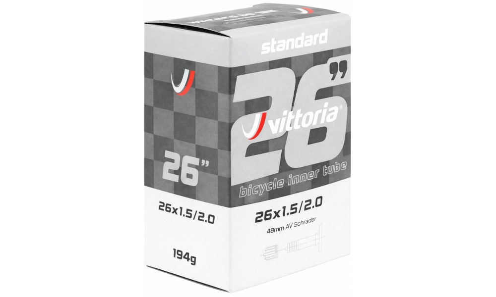 Sisekumm 26" Vittoria Standard AV 48mm (26x1.5/2.0 - 40/50-559) - 3