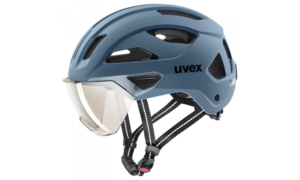 Kiivri Uvex stride visor stone blue matt - 1