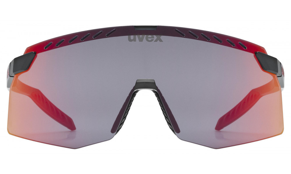 Prillid Uvex pace stage black matt / mirror red - 3