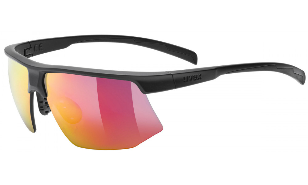 Prillid Uvex aerios black matt / mirror red - 1