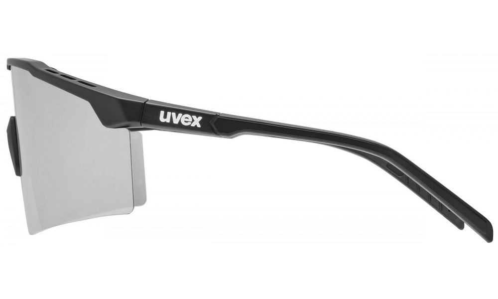 Prillid Uvex flowline black matt / mirror silver - 2