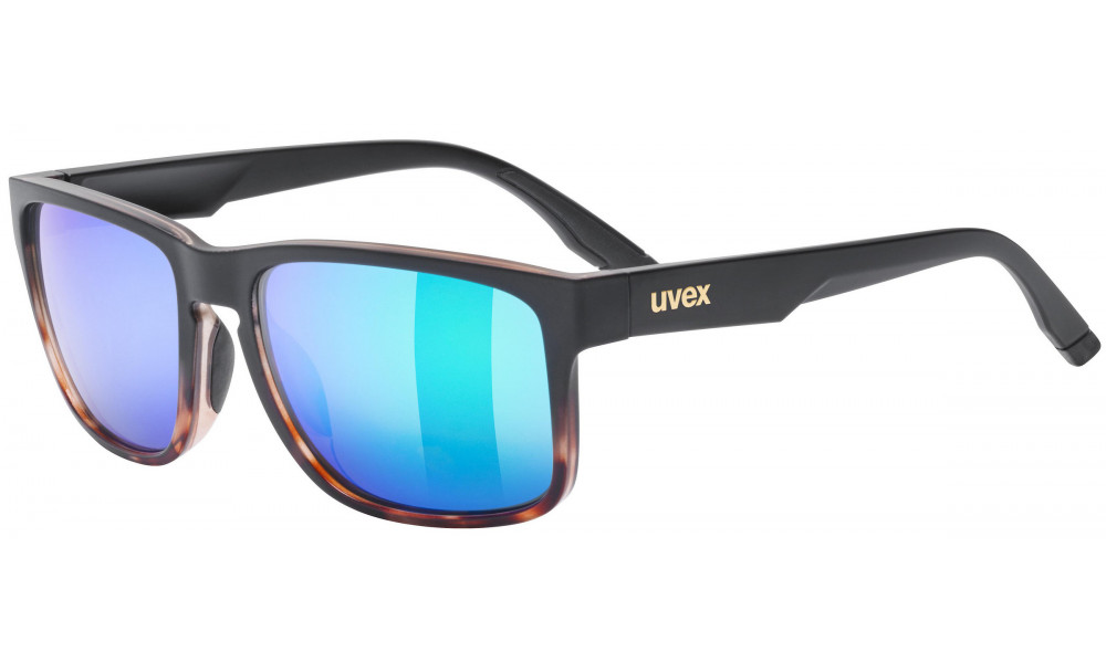 Prillid Uvex poise black-demi matt / mirror green - 1