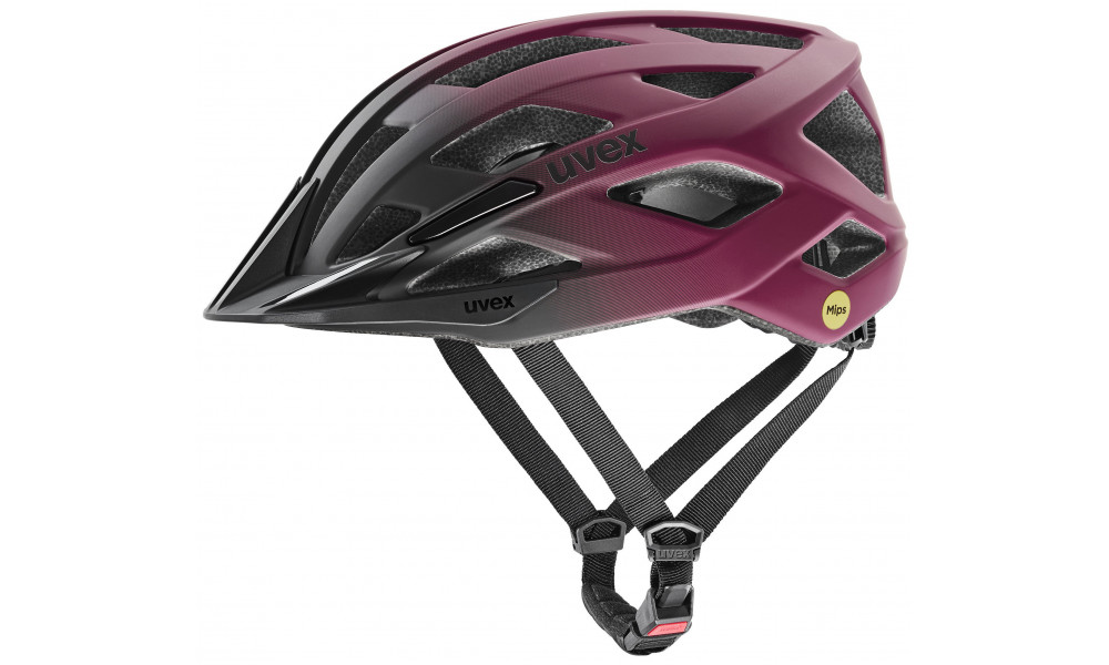 Kiivri Uvex i-vo 2 MIPS cranberry-black matt - 1