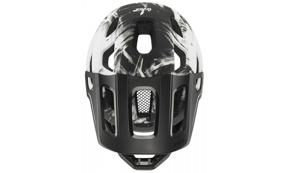Kiivri Uvex react jr fullface black-white matt - 6