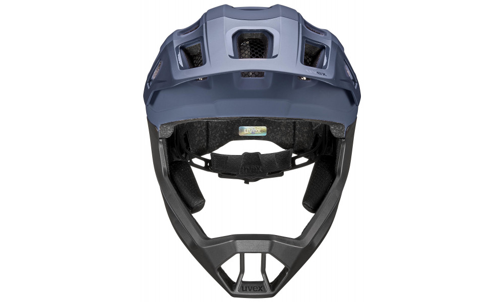 Kiivri Uvex react jr fullface dusk blue matt - 3