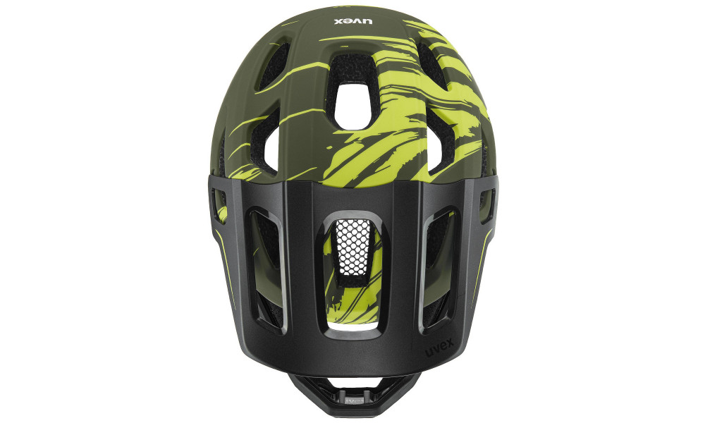 Kiivri Uvex react jr fullface dark olive matt - 6