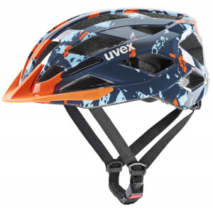 Kiivri Uvex air wing 2 papaya-bubble blue