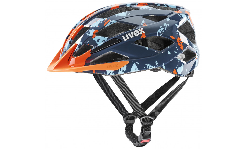 Kiivri Uvex air wing 2 papaya-bubble blue - 1