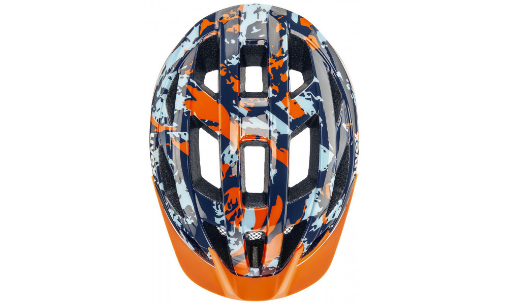 Kiivri Uvex air wing 2 papaya-bubble blue - 5