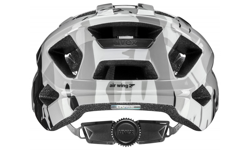 Kiivri Uvex air wing 2 warm grey-black - 3