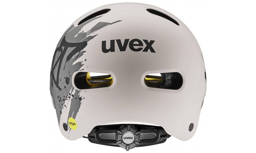 Kiivri Uvex kid 4 style MIPS dirt warm grey matt - 3