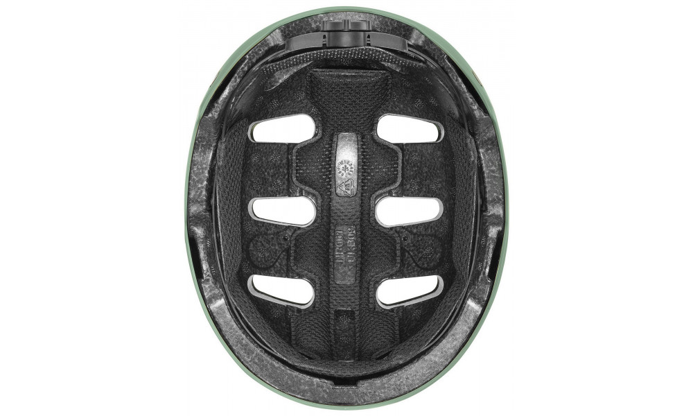 Kiivri Uvex kid 4 style bam moss green-papaya matt - 4