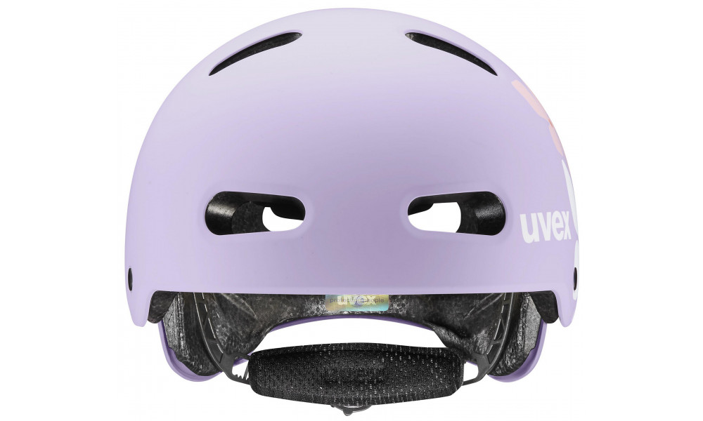 Kiivri Uvex kid 4 style flower lilac matt - 2