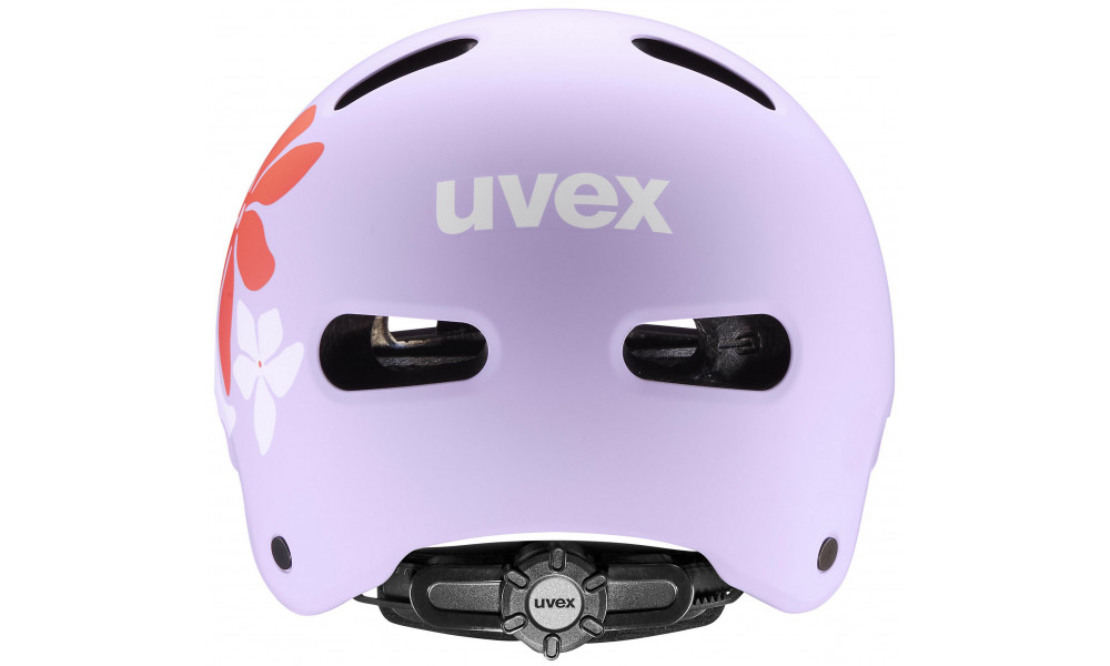 Kiivri Uvex kid 4 style flower lilac matt - 3