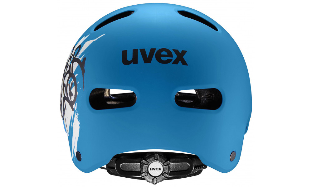 Kiivri Uvex kid 4 style super hero blue matt - 3