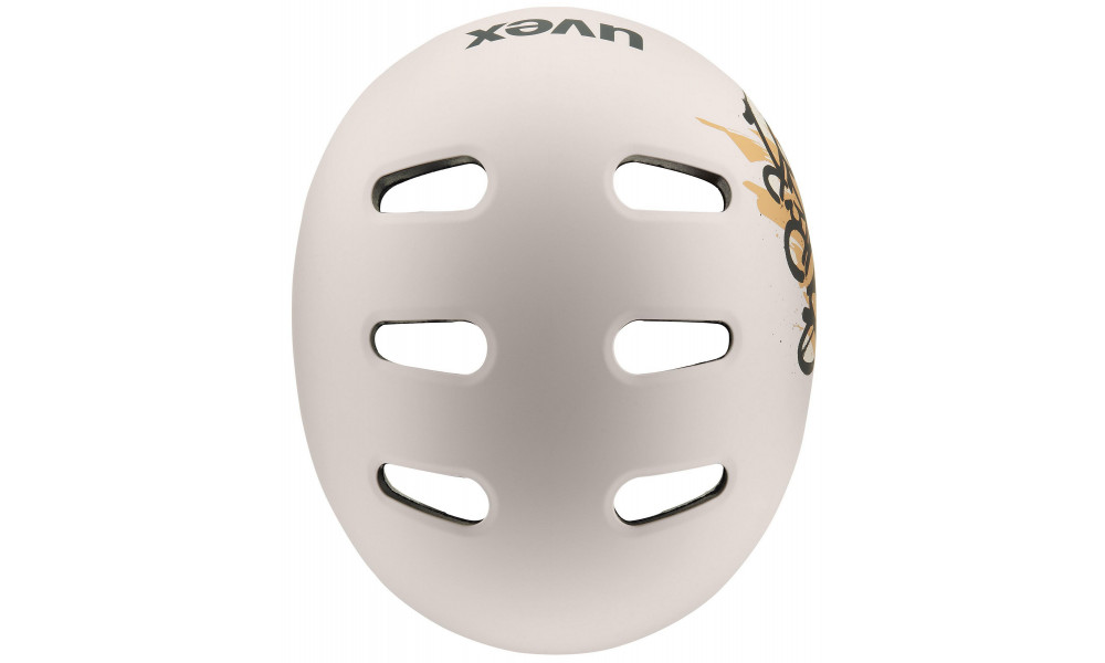 Kiivri Uvex kid 4 style super hero warm grey matt - 5