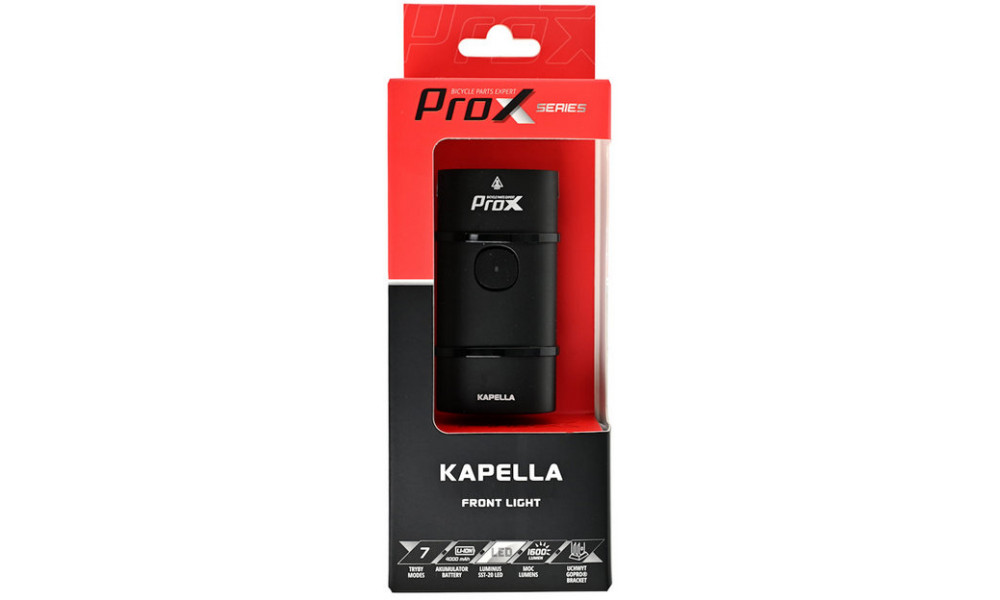 Esituli ProX Kapella 1600Lm PowerBank Ring Safe+Memory USB - 5