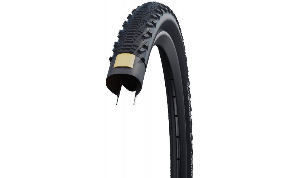 Väliskumm 28" Schwalbe CX Comp HS 369 Active Wired 35-622 / 28x1.35 Black - 3