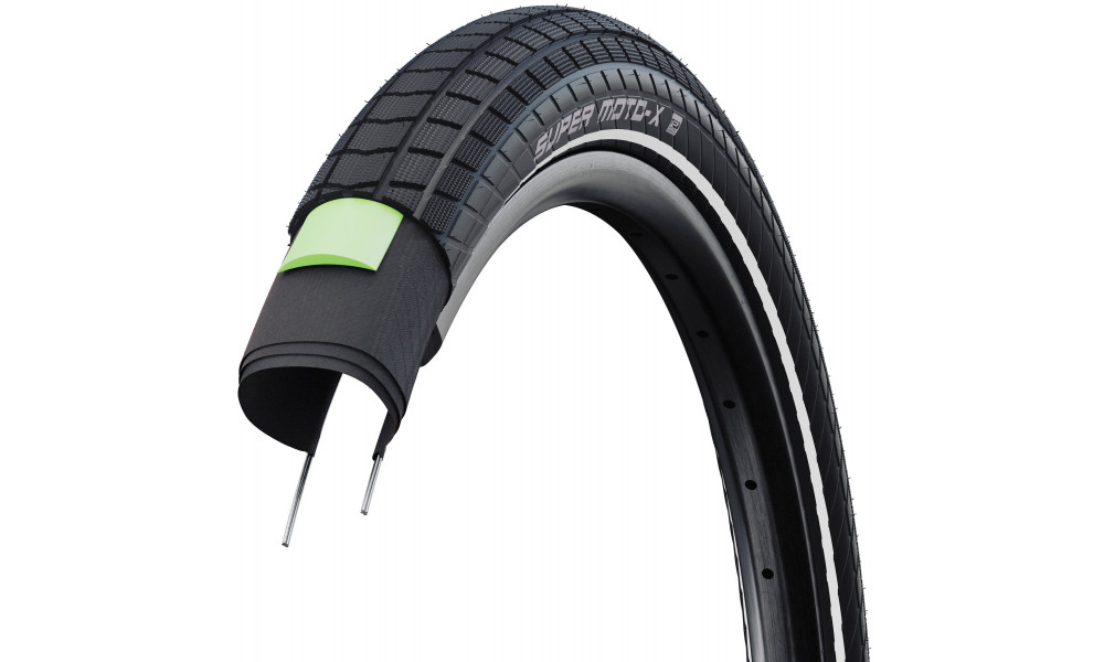Väliskumm 26" Schwalbe Super Moto-X HS 439 Perf Wired 62-559 Reflex Addix - 3