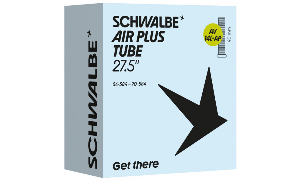Sisekumm 27.5+" Schwalbe AV14L-AP 40mm Air Plus (54/70-584) - 1