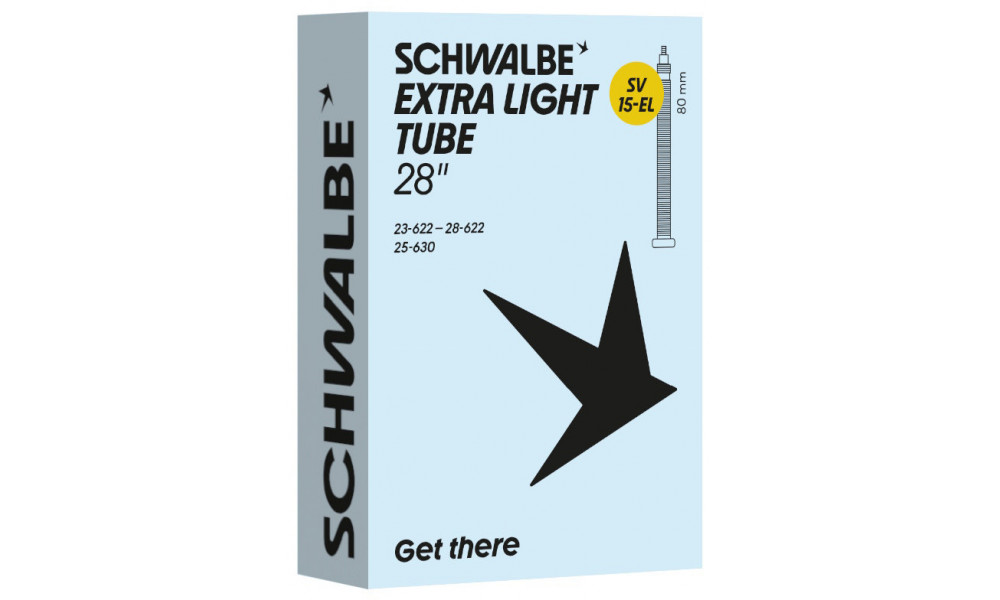 Sisekumm 27/28" Schwalbe SV15-EL 80mm Extra Light (23/28-622/630) - 1