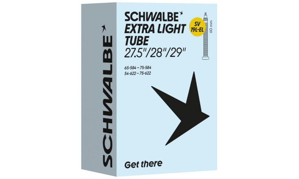 Sisekumm 29/27.5+" Schwalbe SV19L-EL 60mm Extra Light (54/75-584/622) - 1