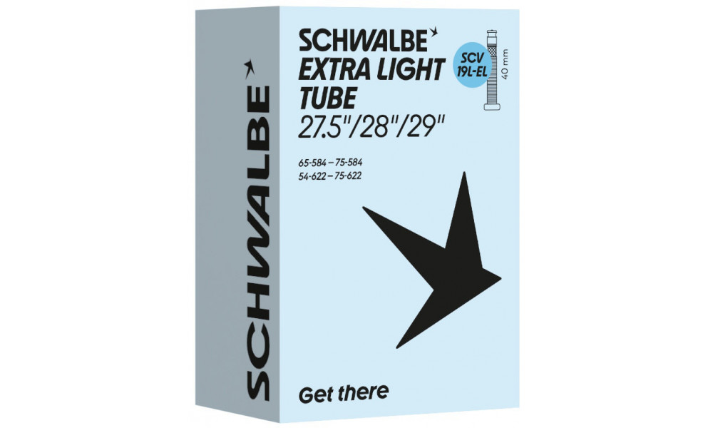 Sisekumm 29/27.5+" Schwalbe SCV19L-EL 40mm Extra Light (54/75-584/622) 