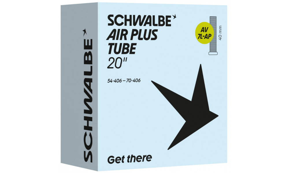 Sisekumm 20" Schwalbe AV7L-AP 40mm Air Plus (54/70-406) - 1