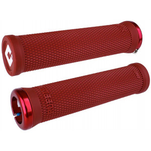 Käepidemed ODI Ruffian v2.1 Lock-On MTB 30mm OD 135mm White/Dark Red