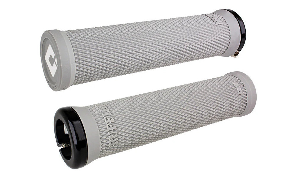 Käepidemed ODI Ruffian v2.1 Lock-On MTB 30mm OD 135mm White/Grey 